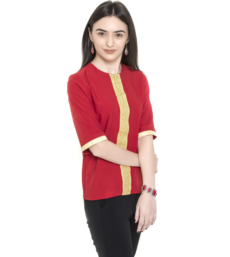National blouse, red - Image 5