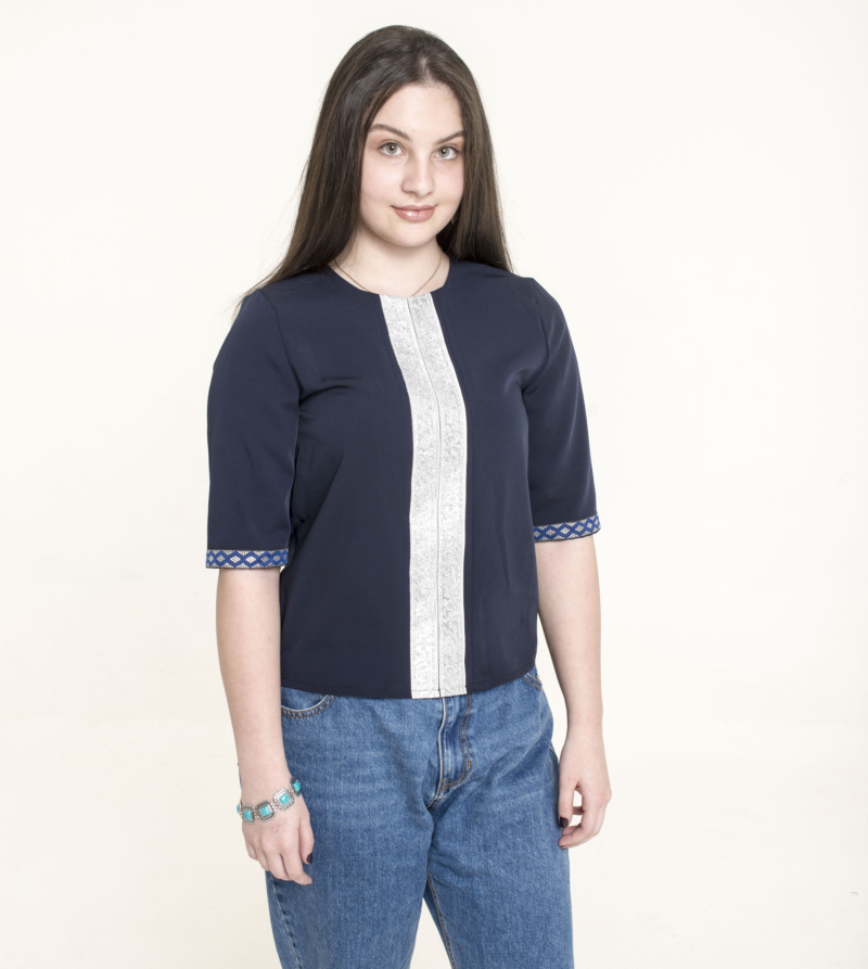 National blouse, blue