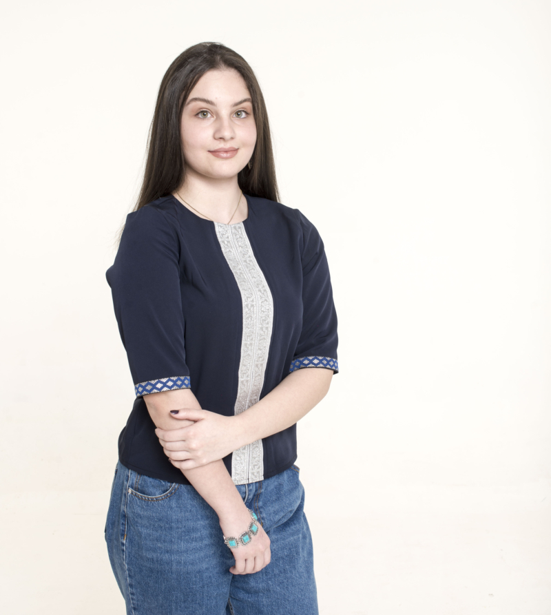 National blouse, blue - Image 3