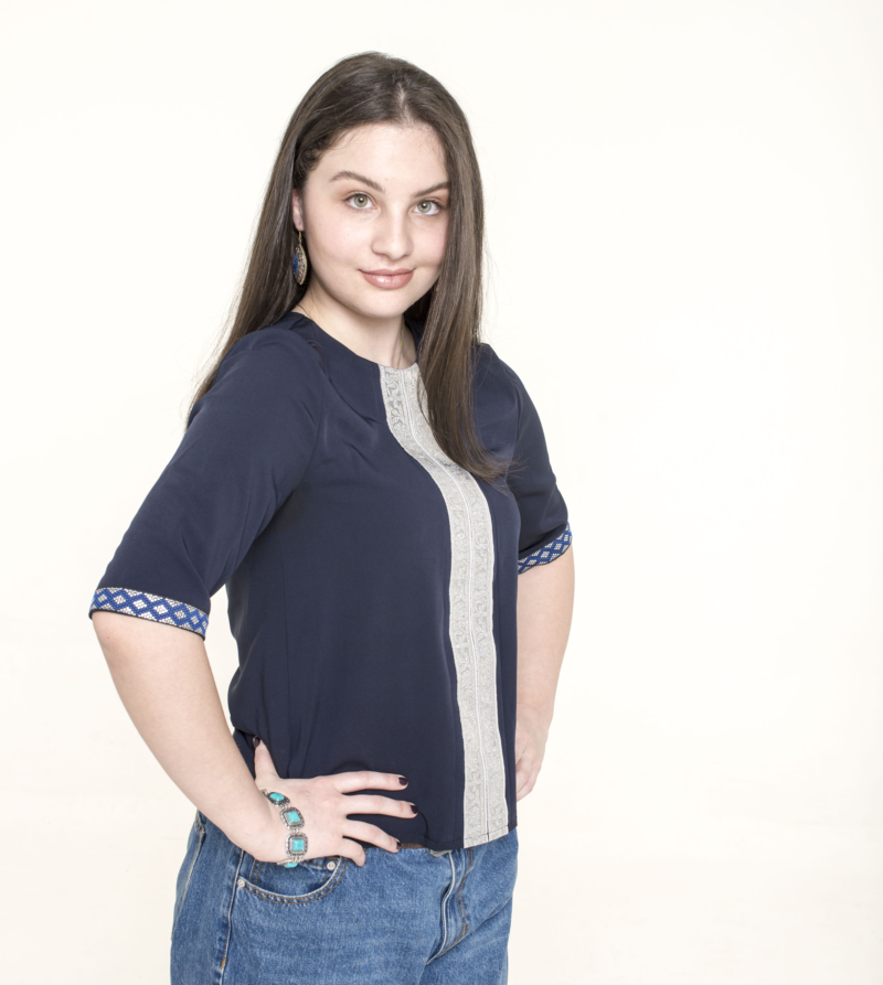 National blouse, blue - Image 6