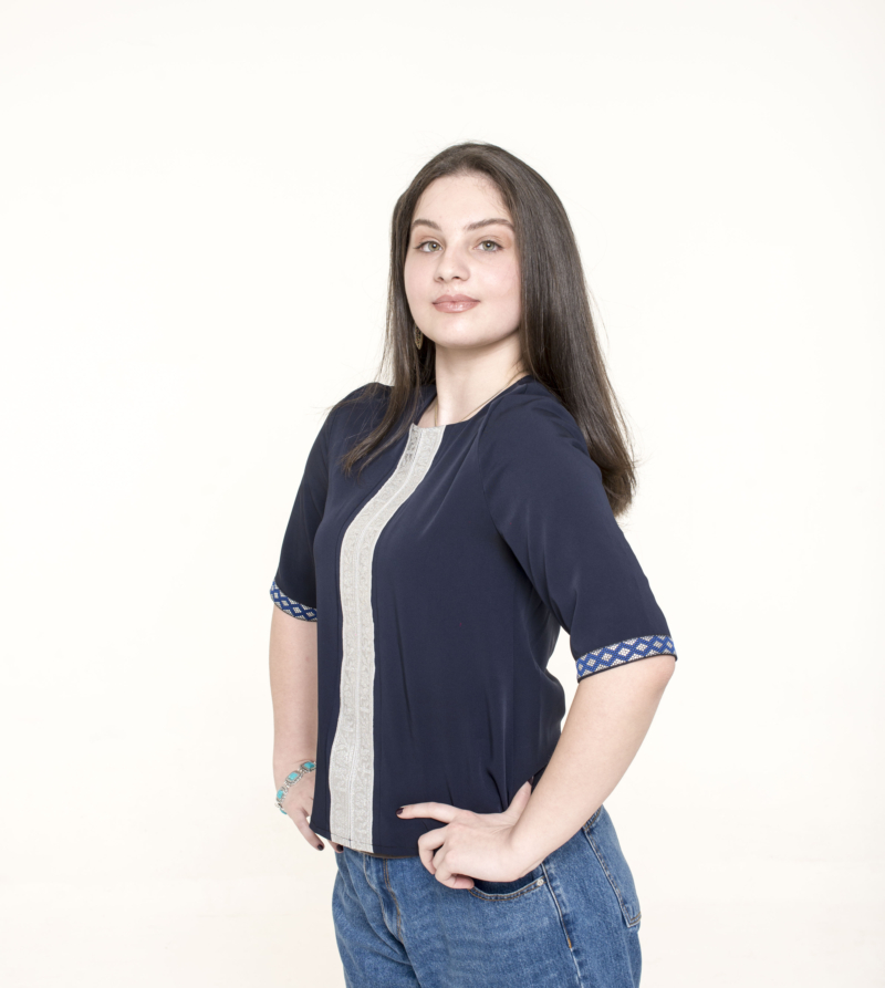 National blouse, blue - Image 7