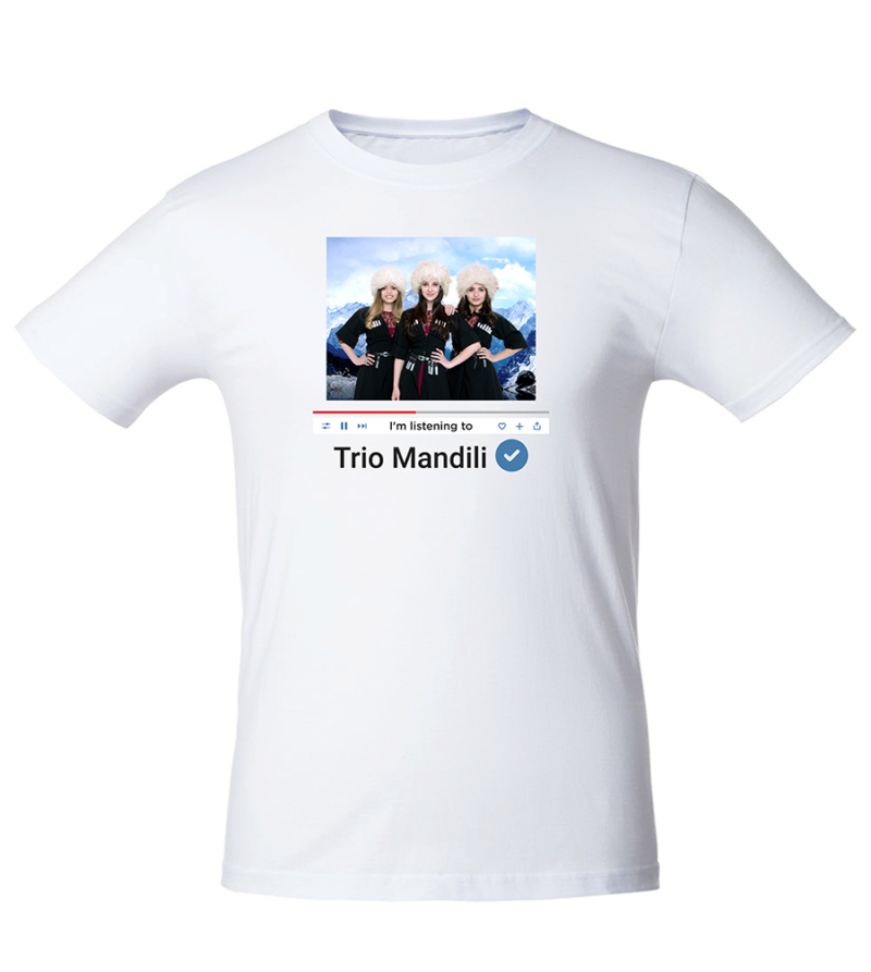 T-shirt "I'm listening Trio Mandili", for man