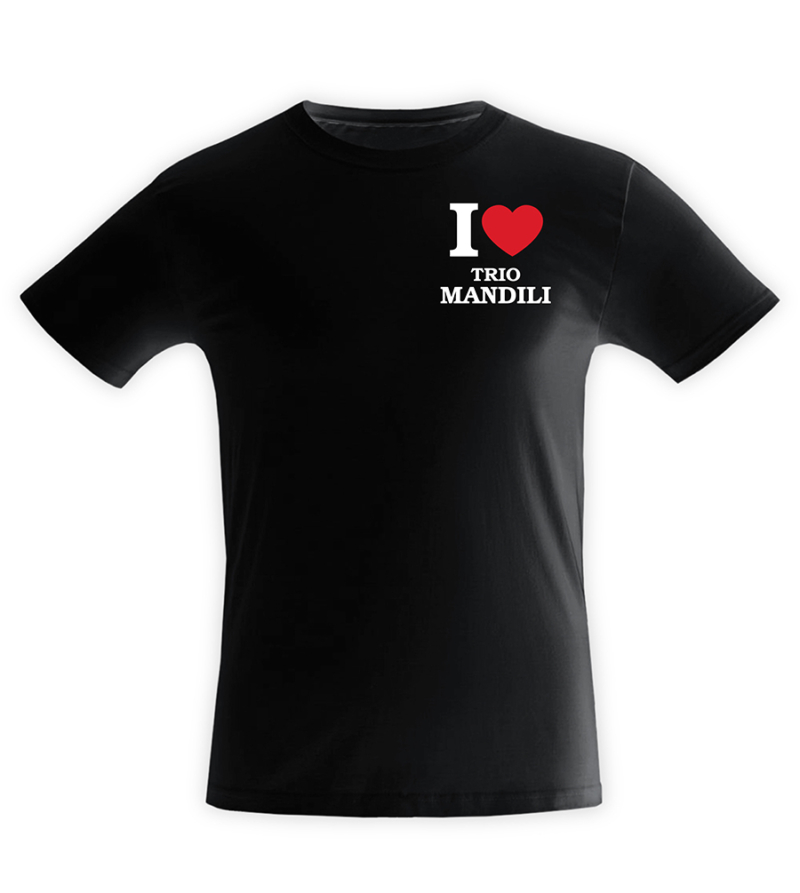 T-shirt I love Trio Mandili, for man
