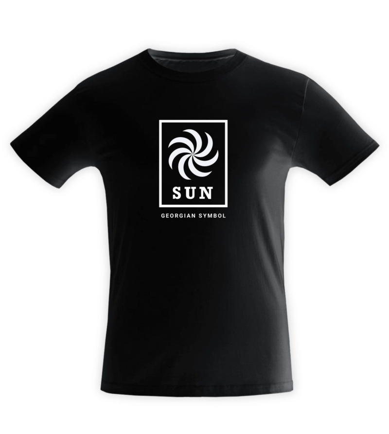 T-shirt with Georgian symbol "SUN", for man
